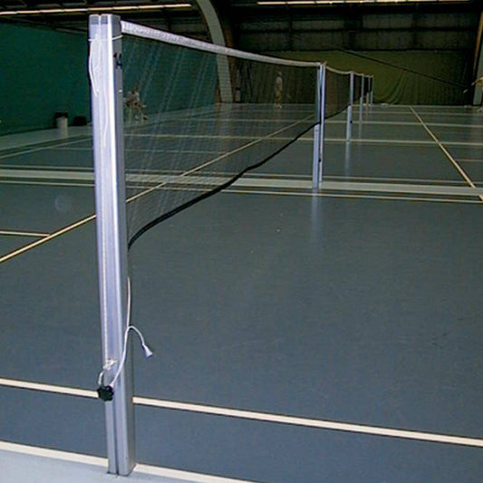 Badminton Netzpfosten verankert  Sandro Oberwil